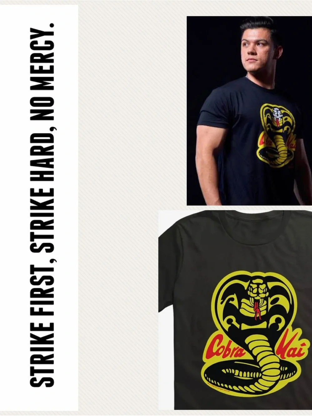 Cobra Kai Black Graphic Tee Size XXL